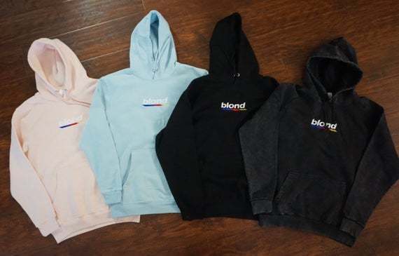 Embroidered Blond Hoodie